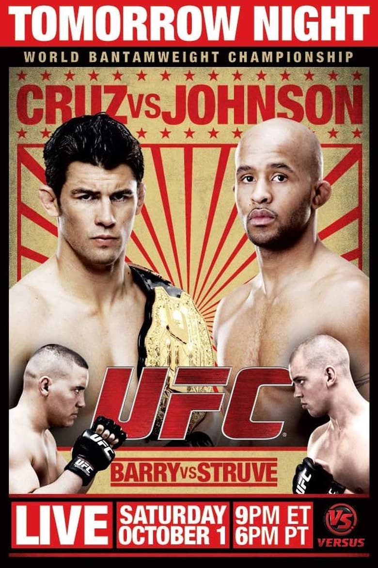 Poster of UFC on Versus 6: Cruz vs. Johnson