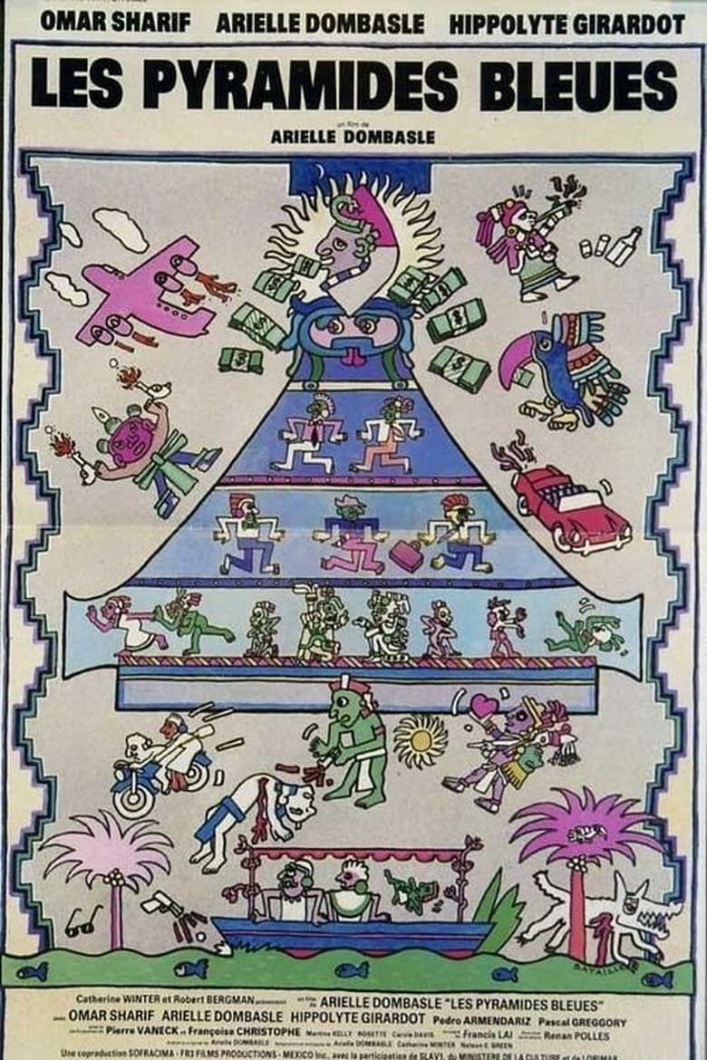 Poster of Les pyramides bleues