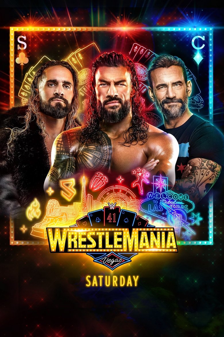 Poster of WWE WrestleMania 41: Saturday