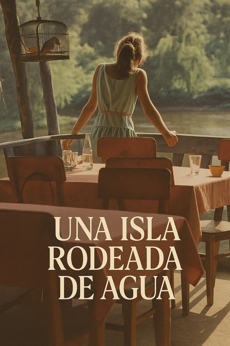 Poster of An Island Surrounded by Water
