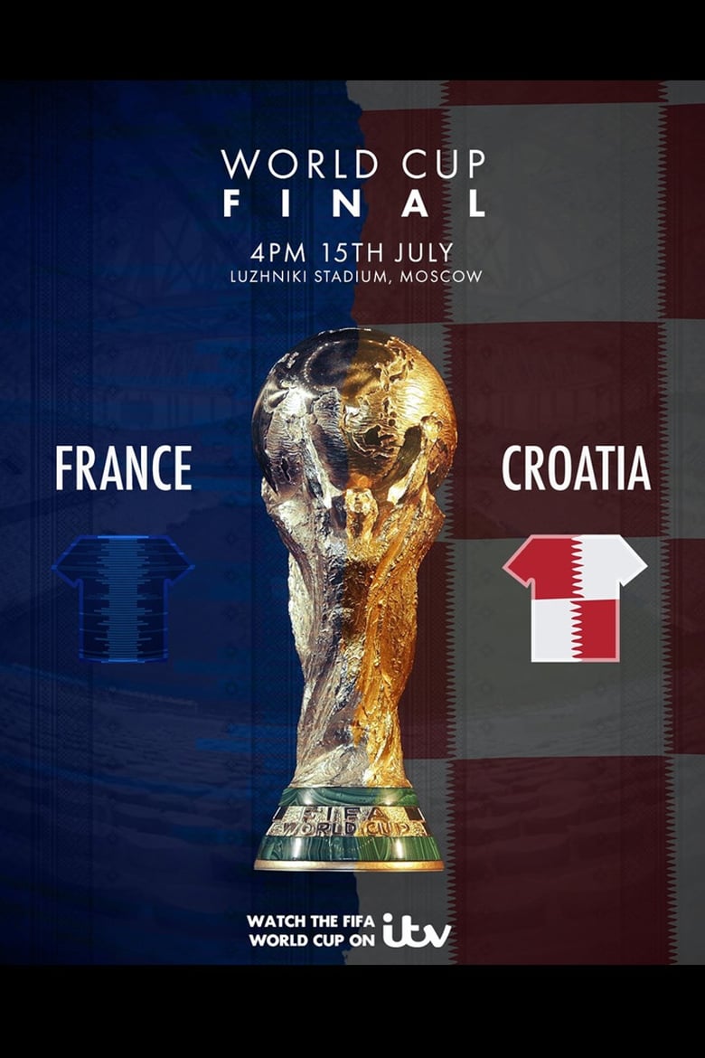 Poster of France - Croatie : Foot - Coupe du monde 2018 - Finale