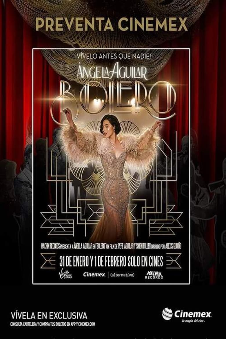 Poster of Ángela Aguilar "Bolero"