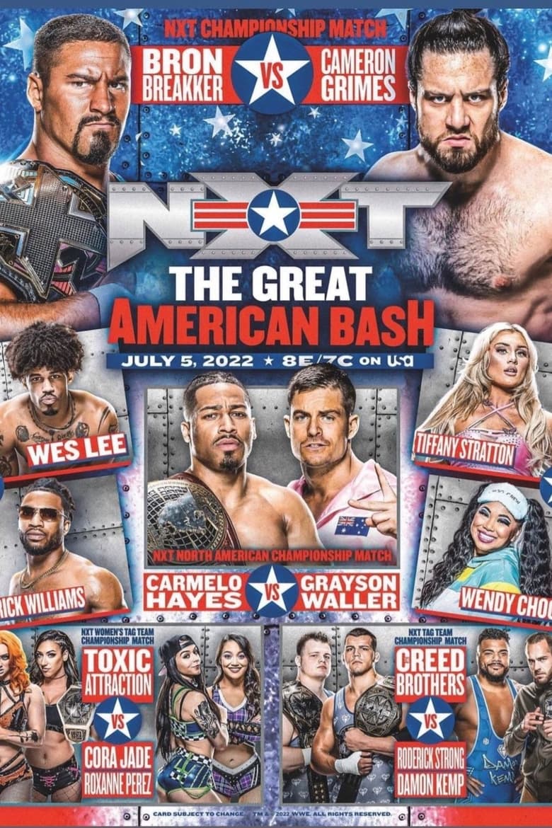 Poster of NXT Great American Bash 2022