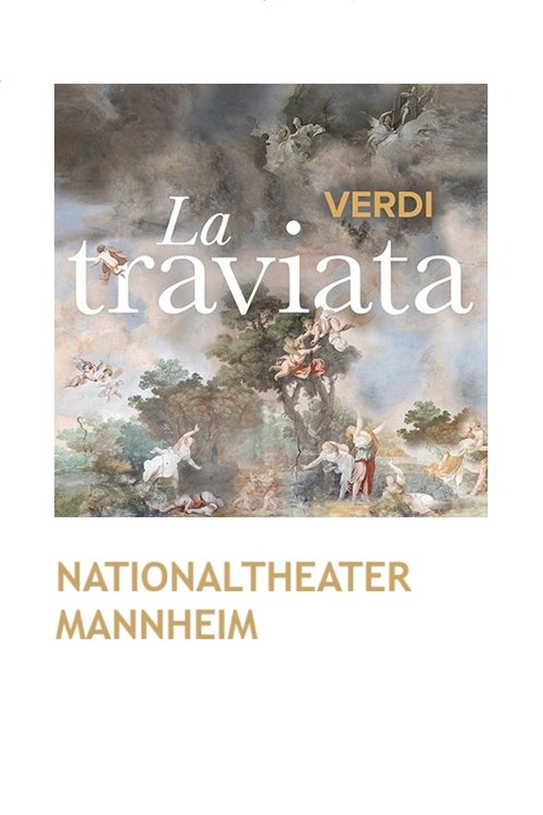 Poster of La Traviata - Nationaltheater Mannheim