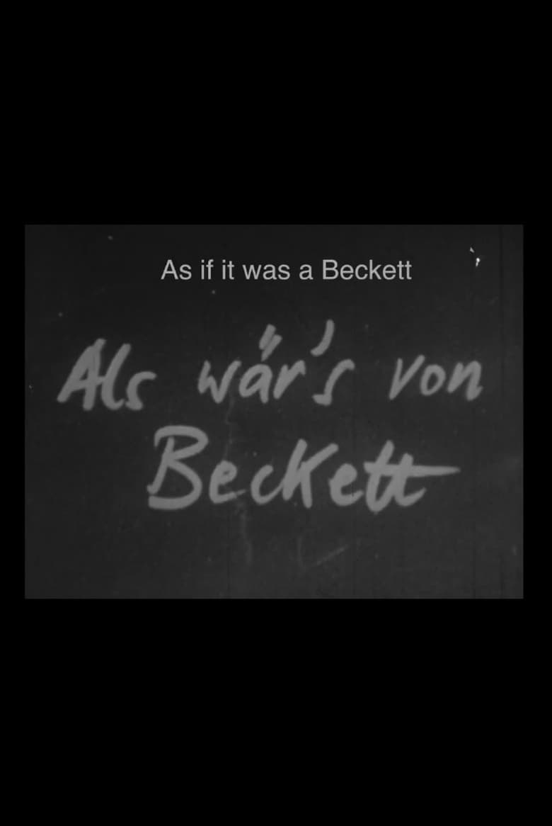 Poster of Als wär's von Beckett