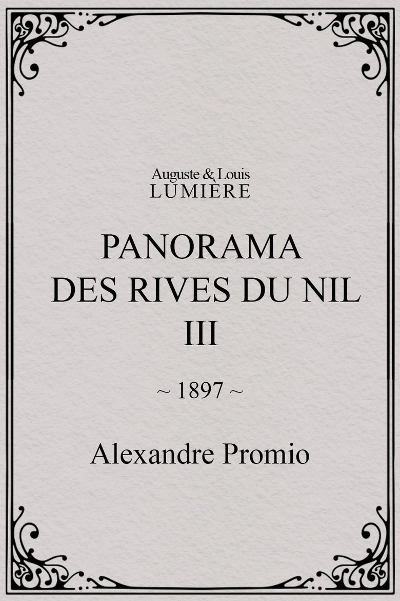 Poster of Panorama des rives du Nil, [III]