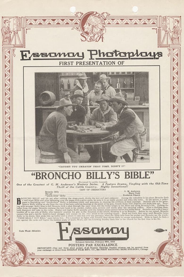 Poster of Broncho Billy's Bible