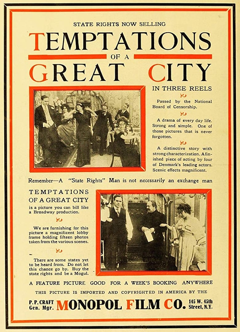 Poster of Temptations of a Great City