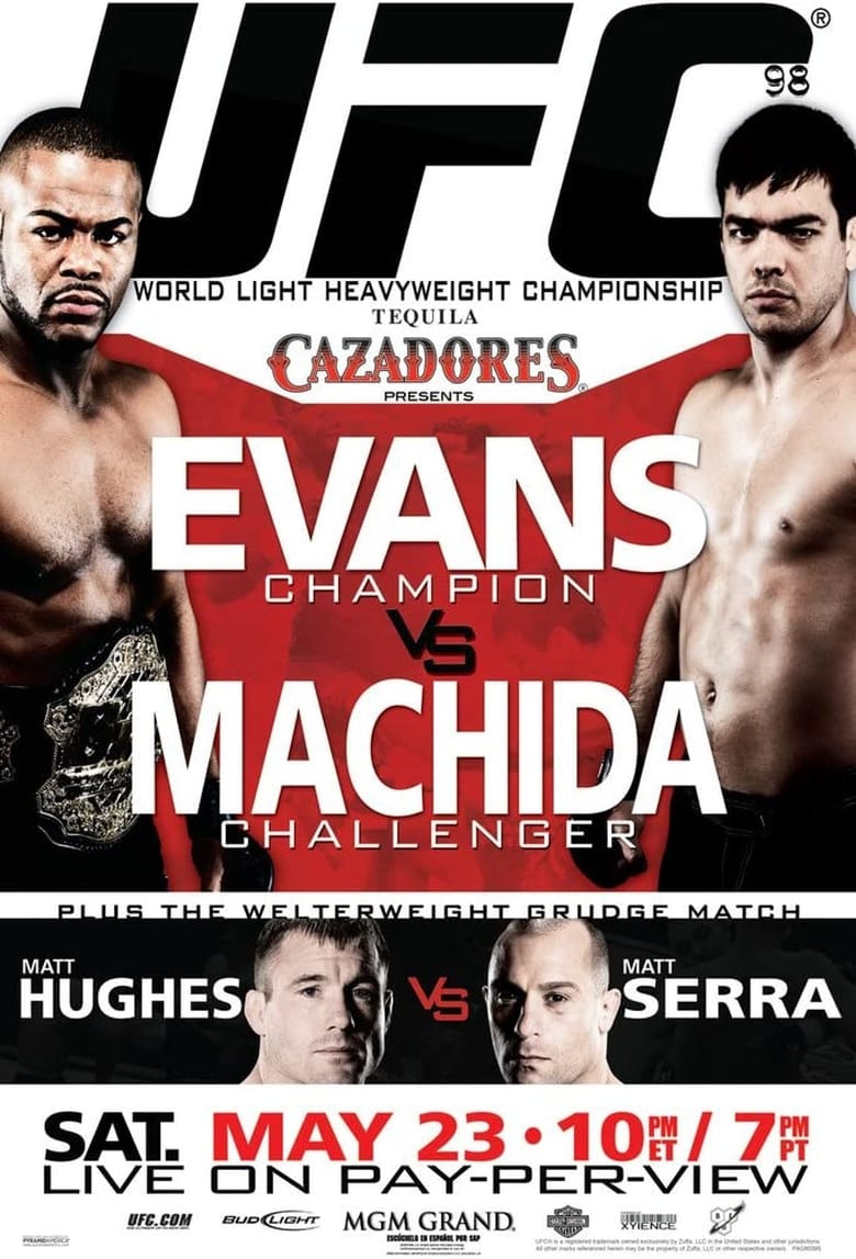 Poster of UFC 98: Evans vs. Machida