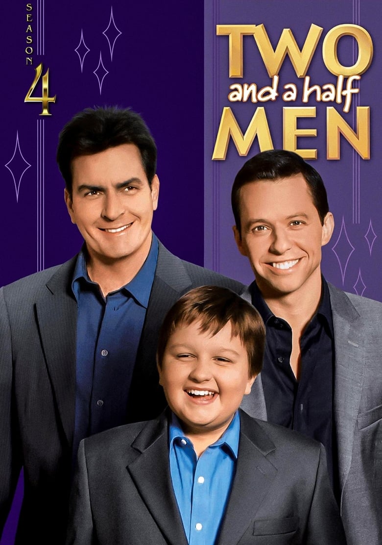 Poster of Cast and Crew in Two And A Half Men - Season 4 - Episode 18 - It Never Rains in Hooterville