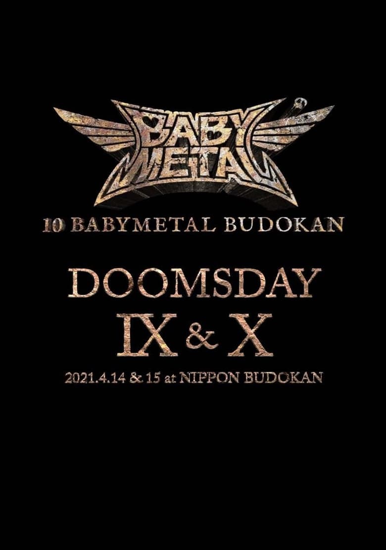 Poster of 10 BABYMETAL BUDOKAN - DOOMSDAY IX & X