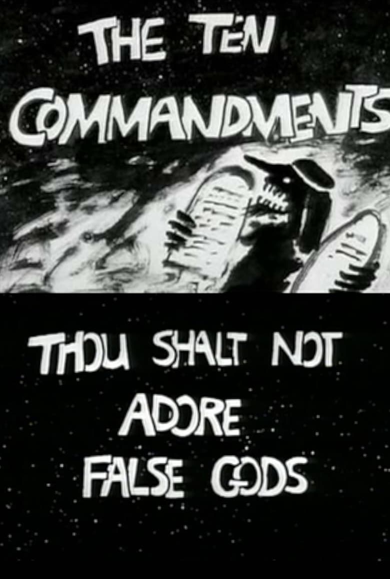 Poster of The Ten Commandments Number 1: Thou Shalt Not Adore False Gods