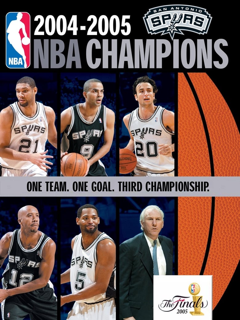 Poster of 2004-2005 NBA Champions - San Antonio Spurs