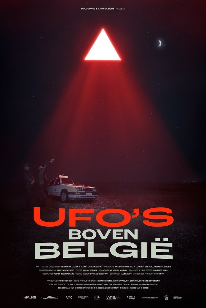 Poster of Ufo's boven België