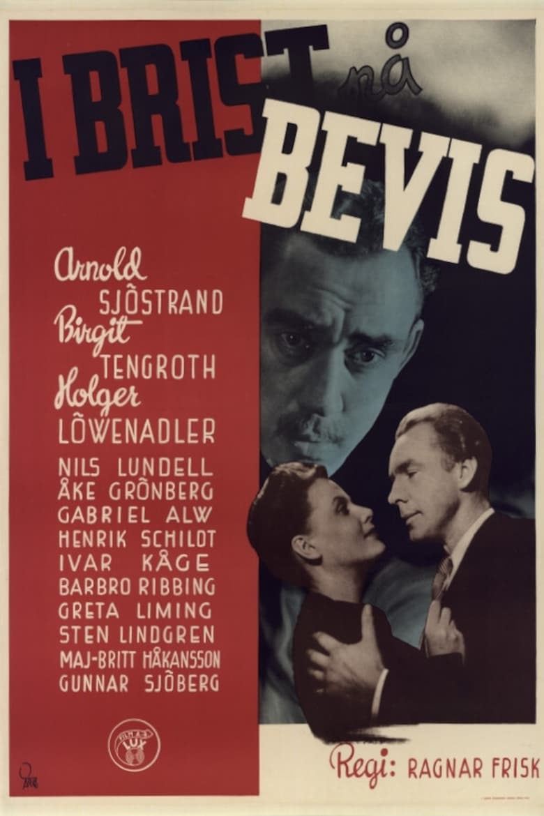 Poster of I brist på bevis