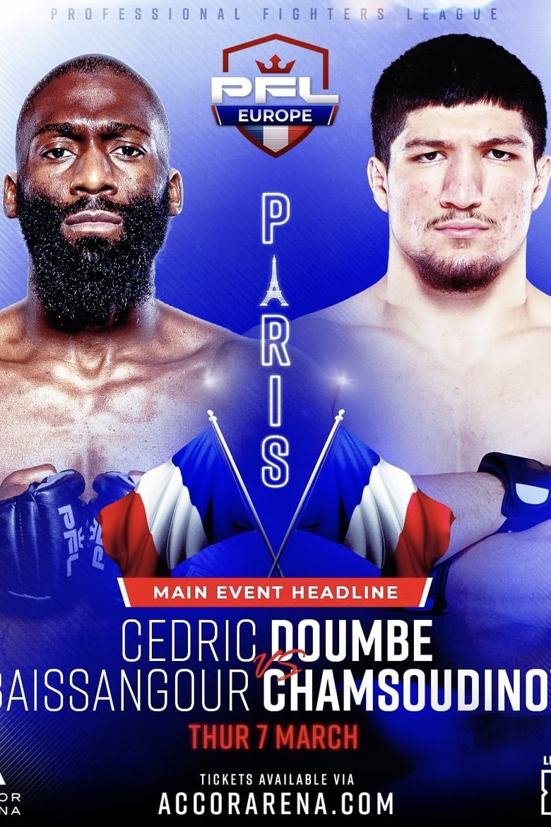 Poster of PFL 2024 Europe #1: Regular Season - Doumbé vs. Chamsoudinov