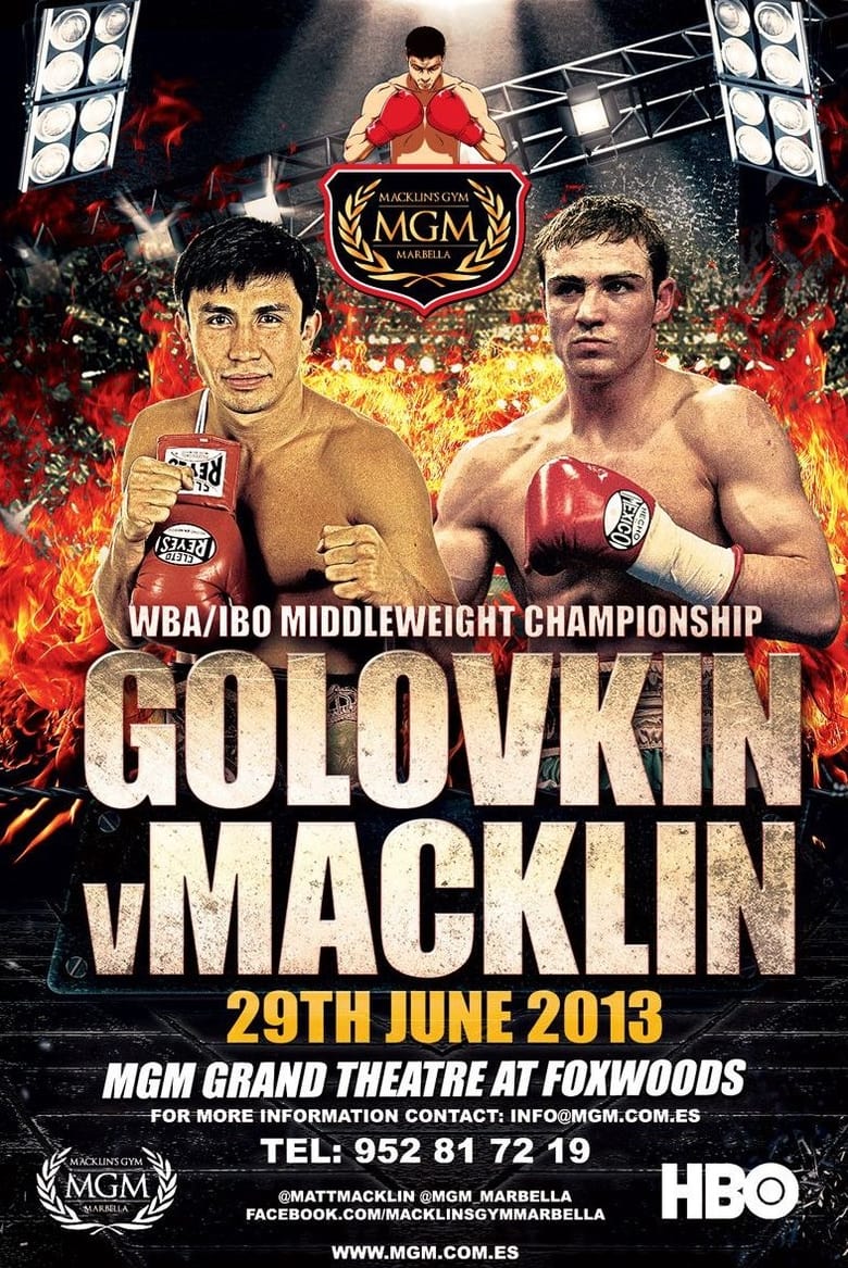 Poster of Gennady Golovkin vs. Matthew Macklin