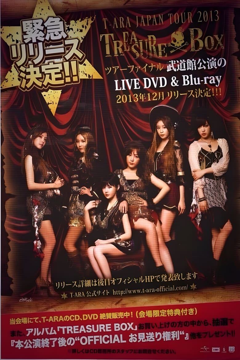 Poster of T-ARA Japan Tour 2013 - Treasure Box- 2nd TOUR FINAL In Budokan