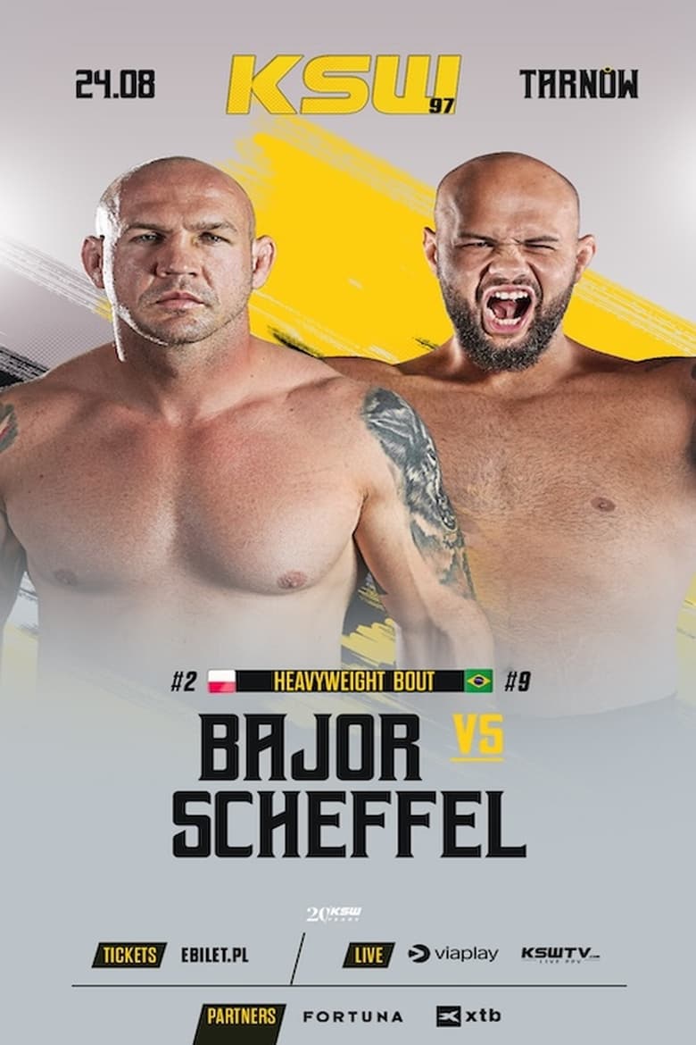 Poster of KSW 97: Bajor vs. Scheffel