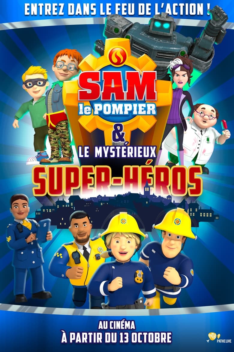 Poster of Sam le pompier & le mystérieux Super-Héros