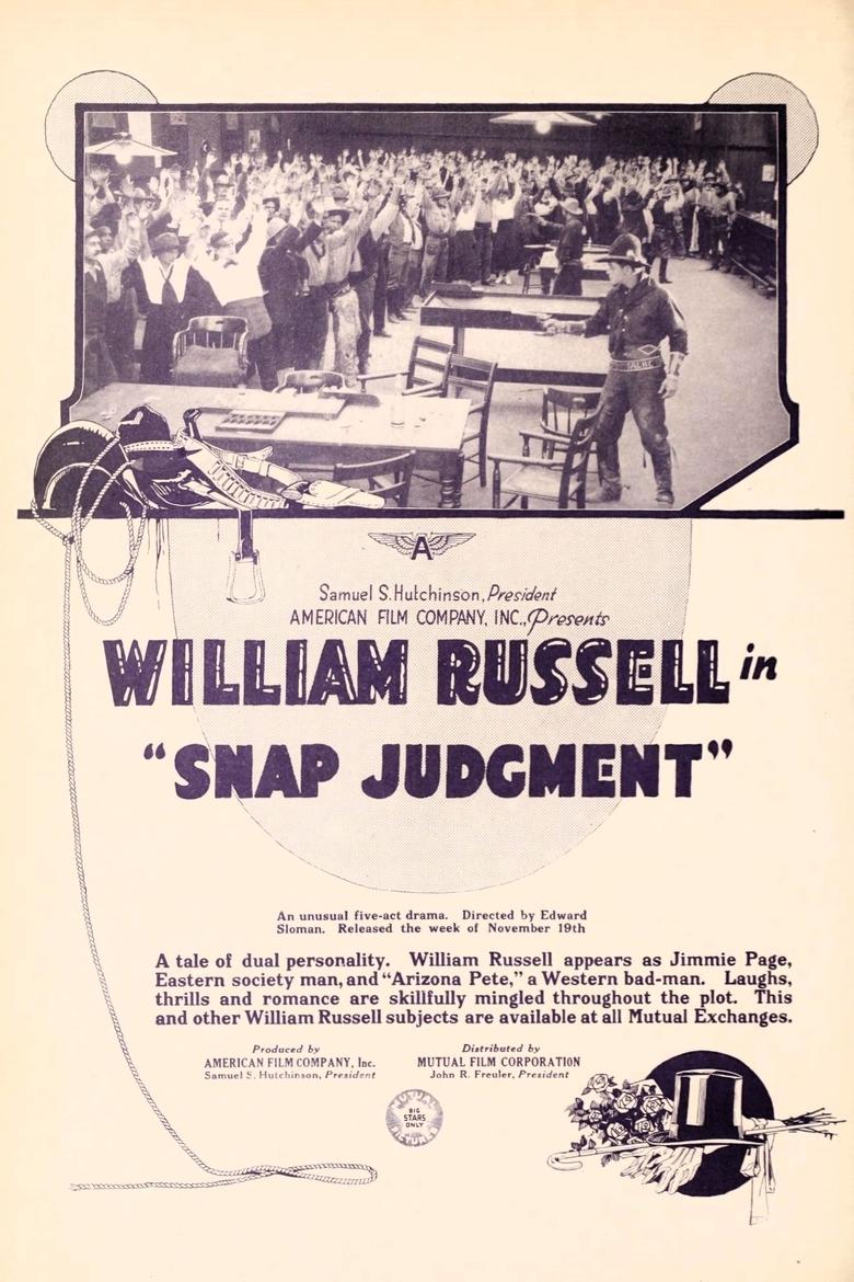 Poster of Snap Judgment