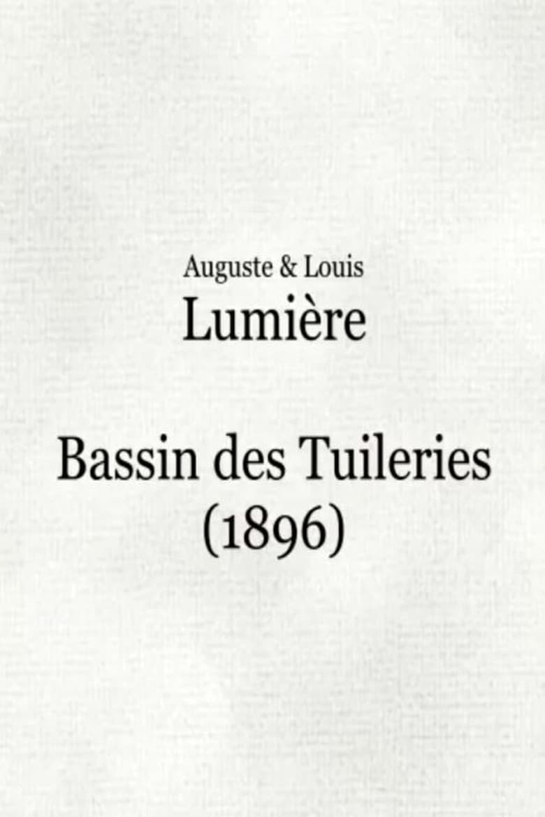 Poster of Bassin des Tuileries