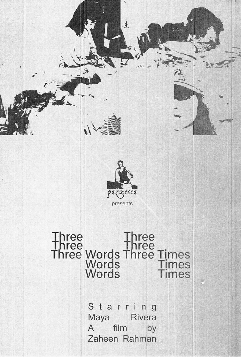 Poster of Three Words Three Times