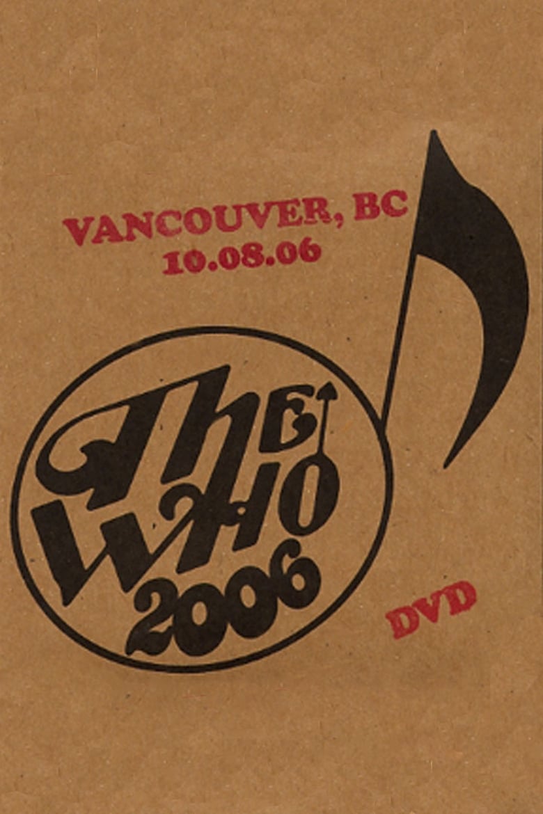 Poster of The Who: Vancouver 10/8/2006