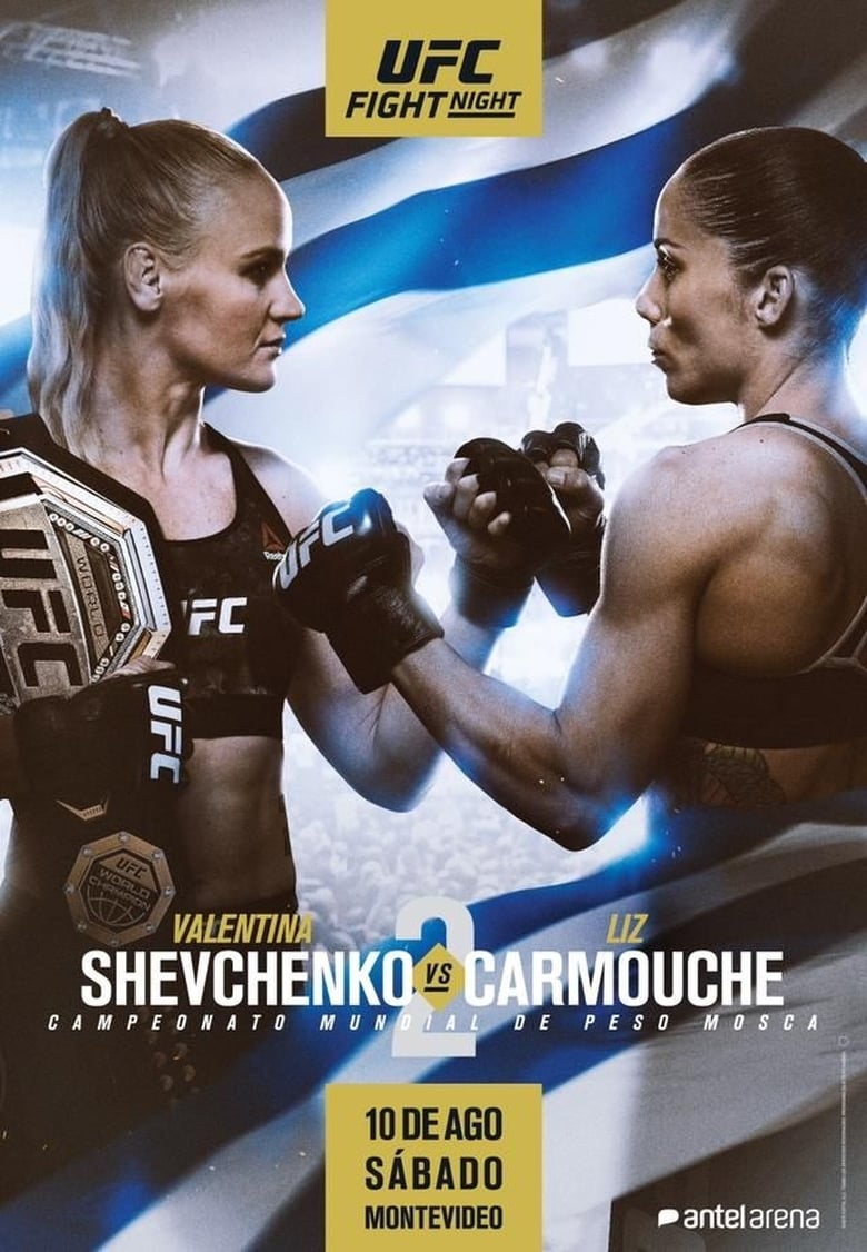 Poster of UFC Fight Night 156: Shevchenko vs. Carmouche 2