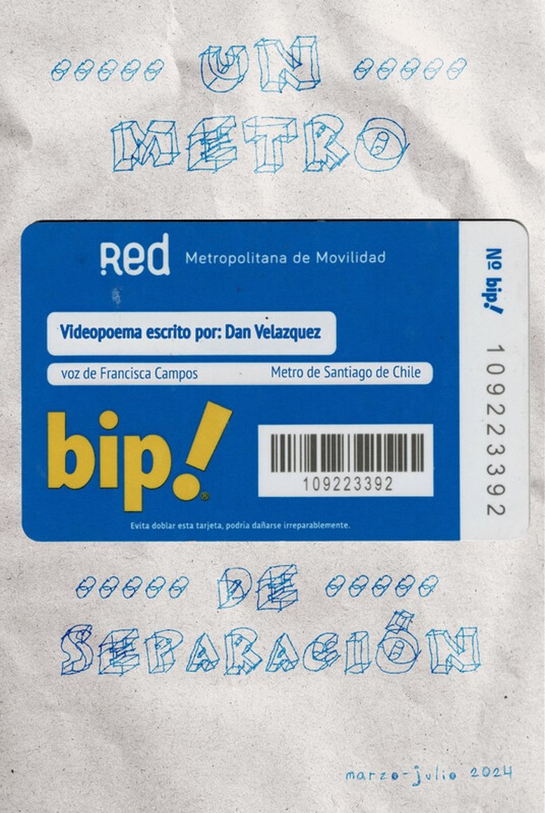 Poster of Un metro de separación