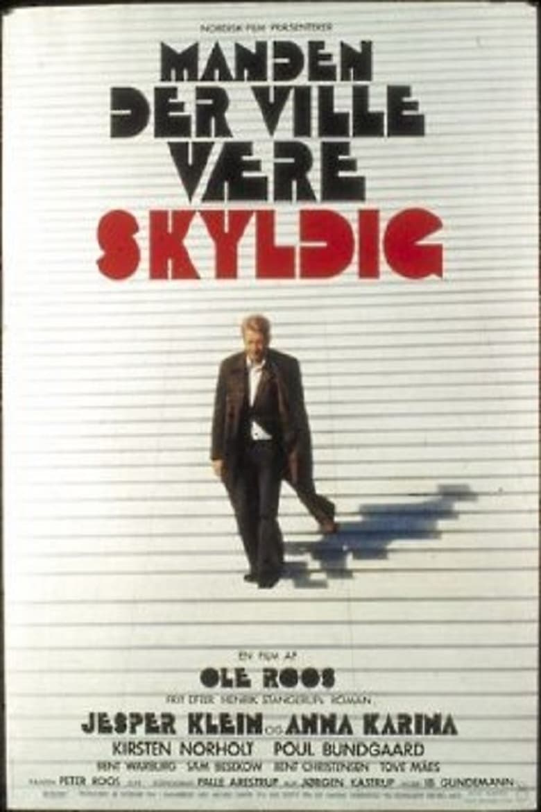 Poster of Manden der ville være skyldig