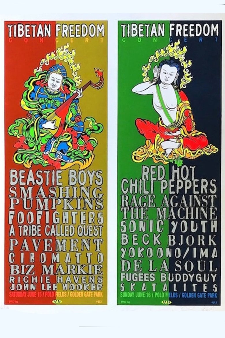 Poster of Rage Against the Machine: Tibetan Freedom Concert 1996
