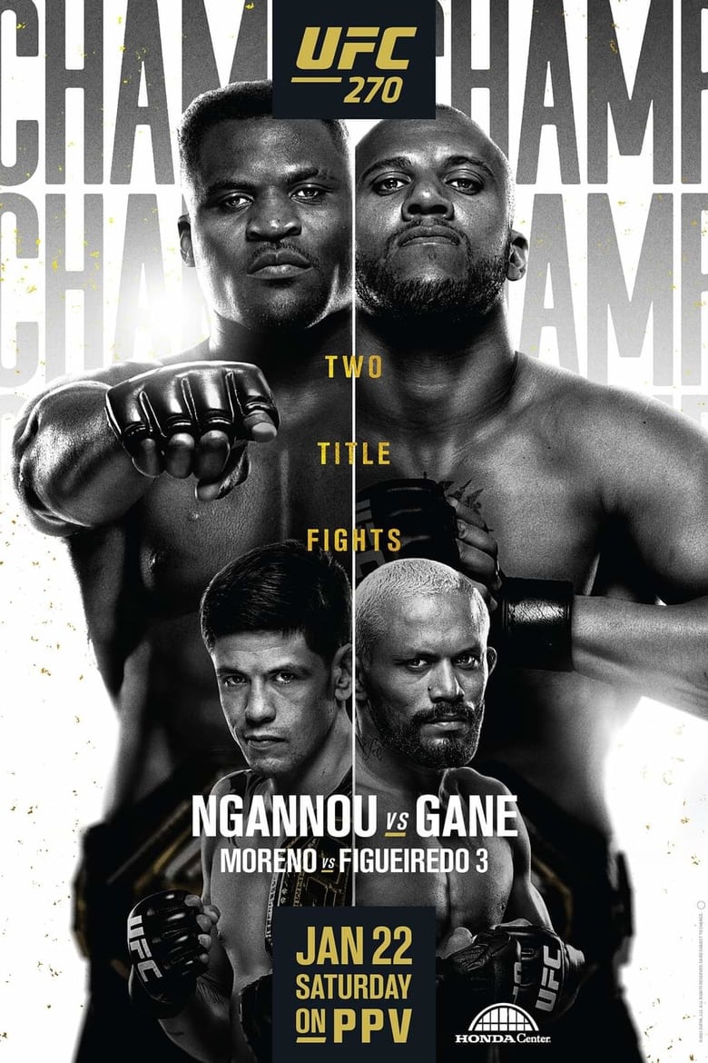 Poster of UFC 270: Ngannou vs. Gane