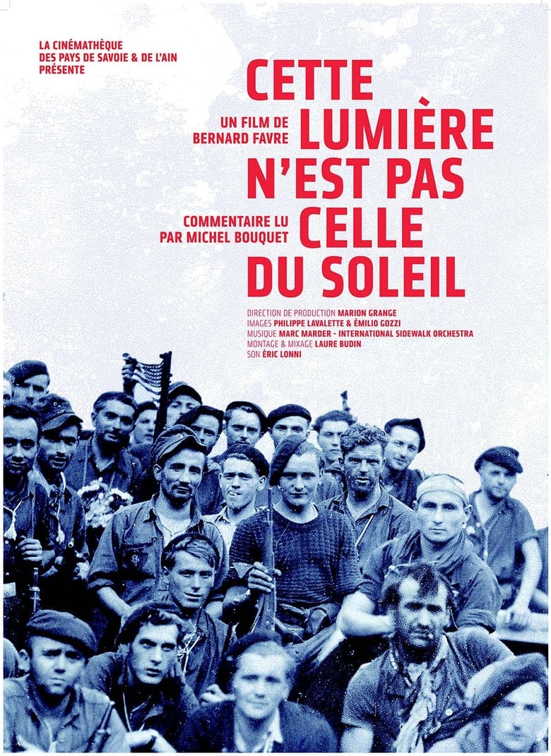 Poster of Cette lumière n'est pas celle du soleil