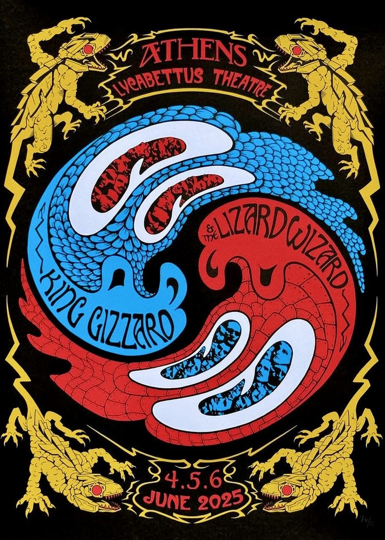 Poster of King Gizzard & The Lizard Wizard - Live in Athens '25 (Night 3)