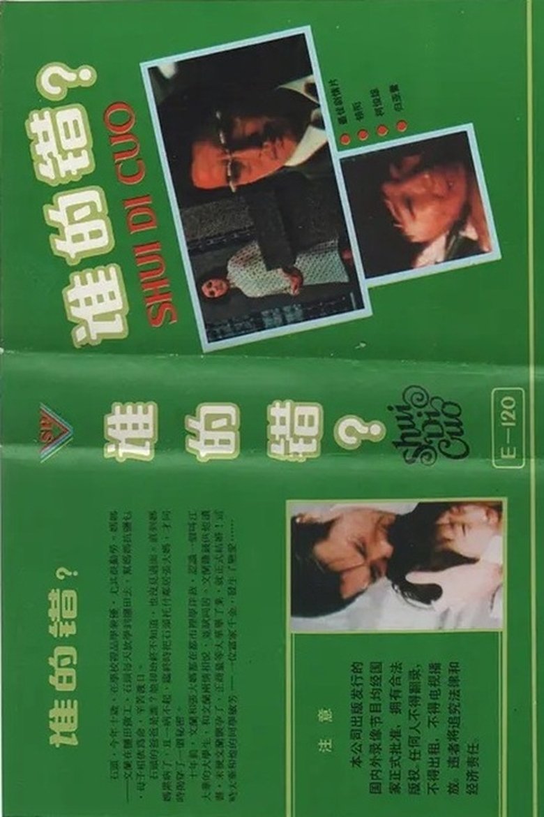 Poster of Who is to Blame?