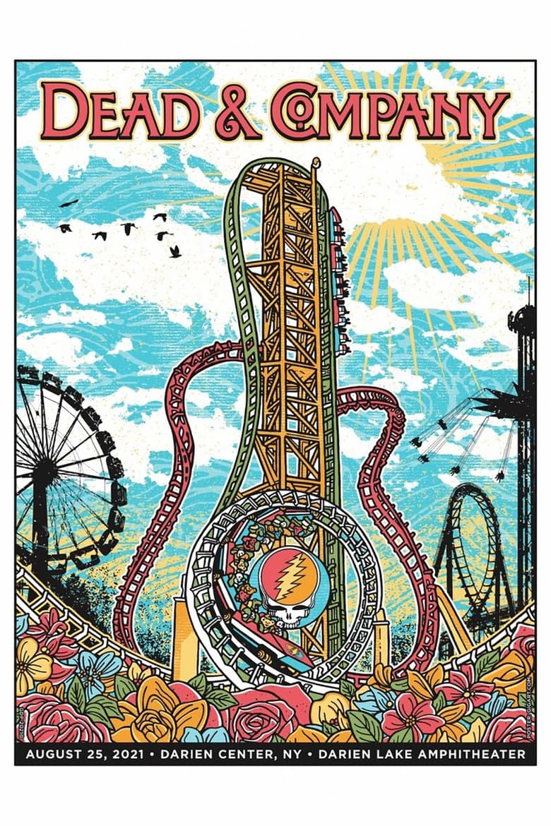 Poster of Dead & Company: 2021-08-25 Darien Lake Amphitheater, Darien Center, NY