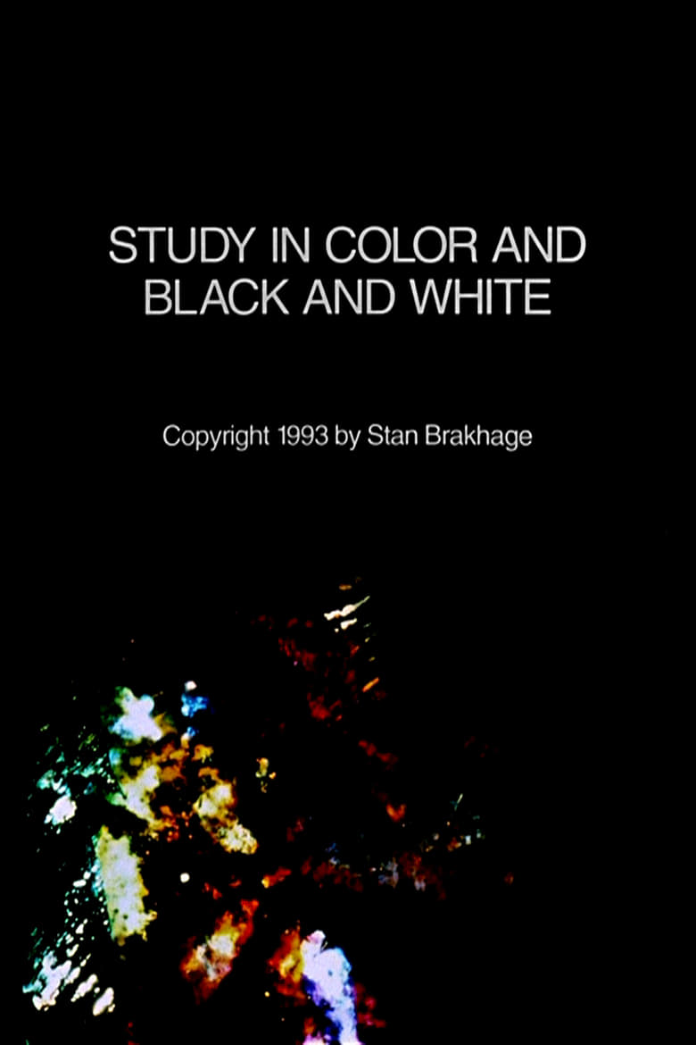 Poster of Study in Color and Black and White