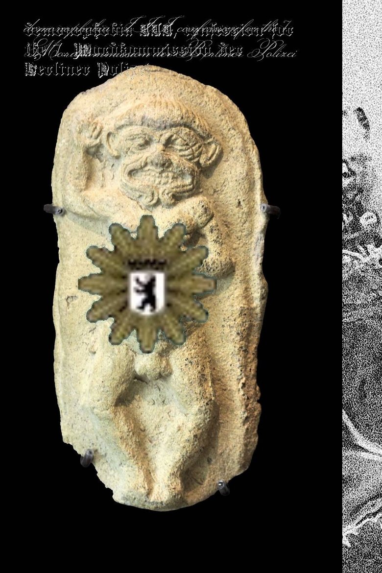 Poster of demonophobia III, confession for the 7. Mordkommission der Berliner Polizei