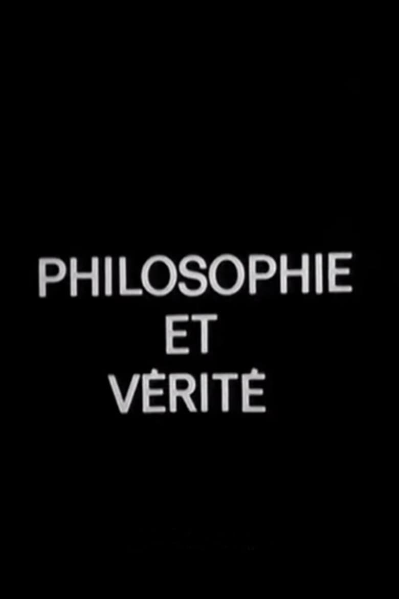 Poster of Philosophie et vérité