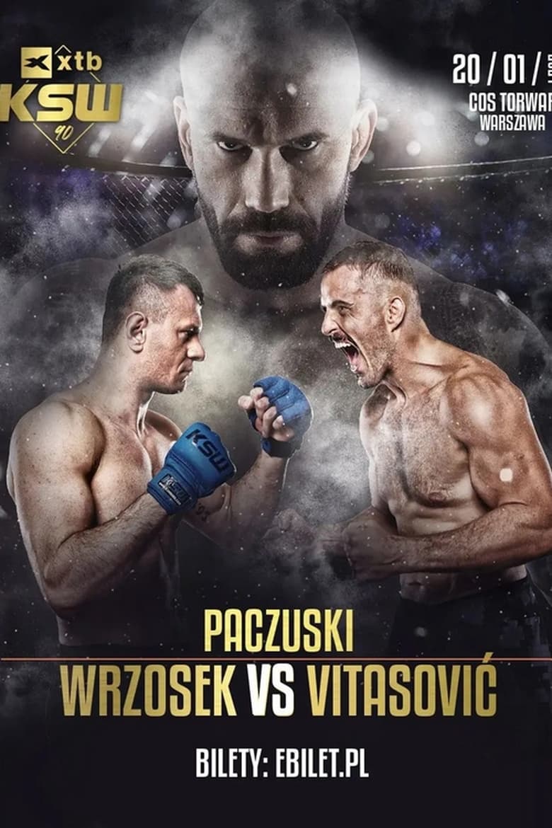 Poster of KSW 90: Wrzosek vs. Vitasović