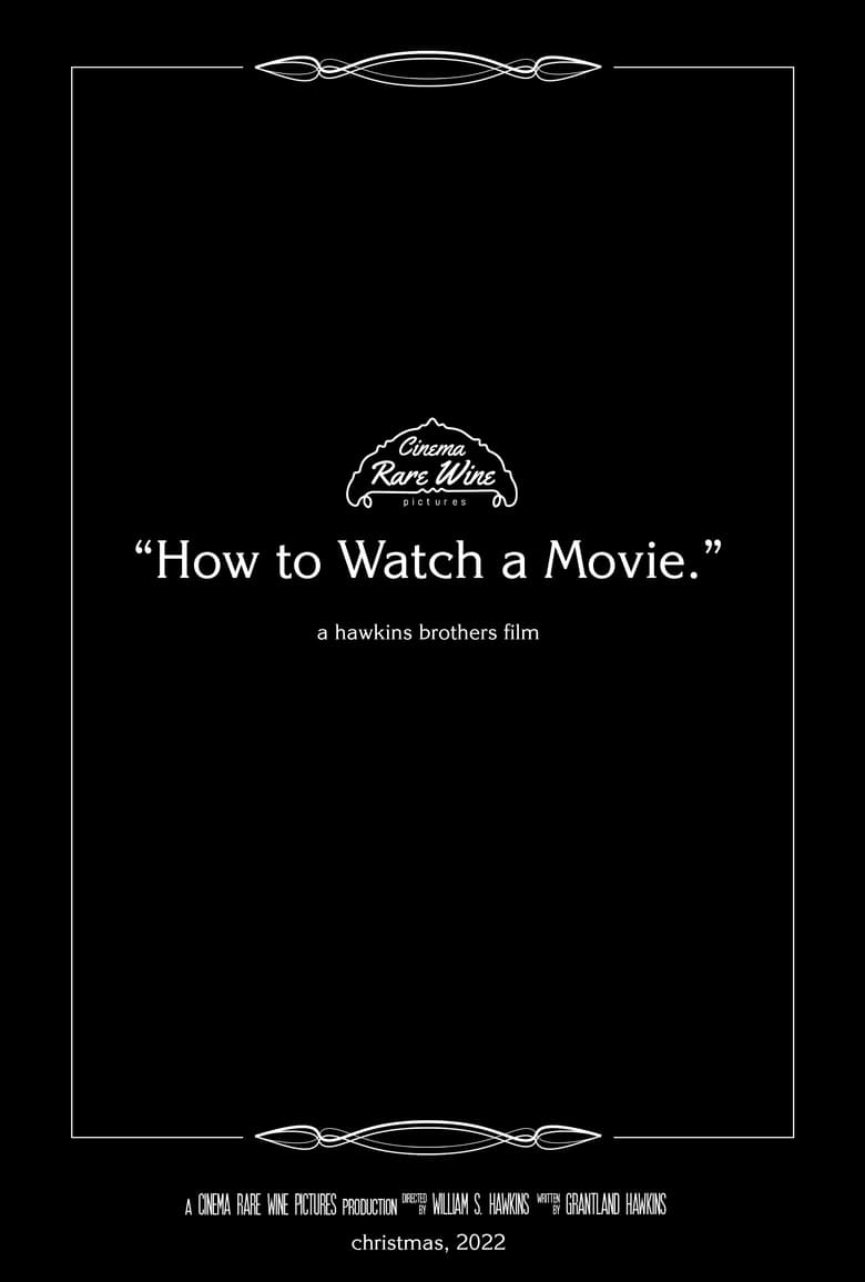 Poster of How to Watch a Movie