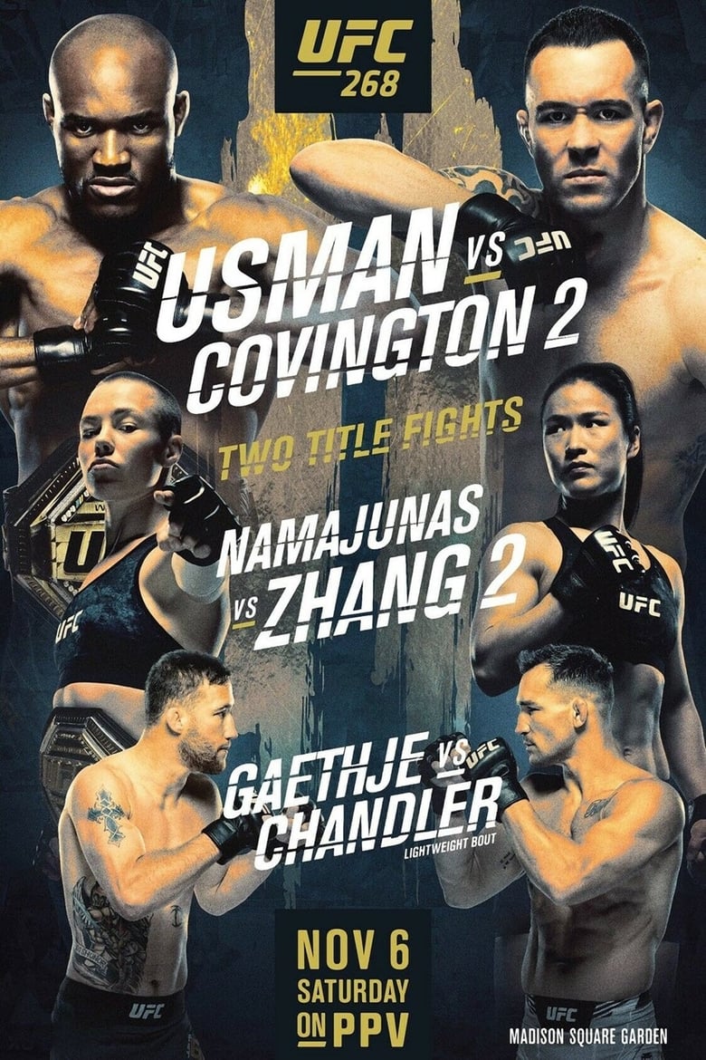 Poster of UFC 268: Usman vs. Covington 2