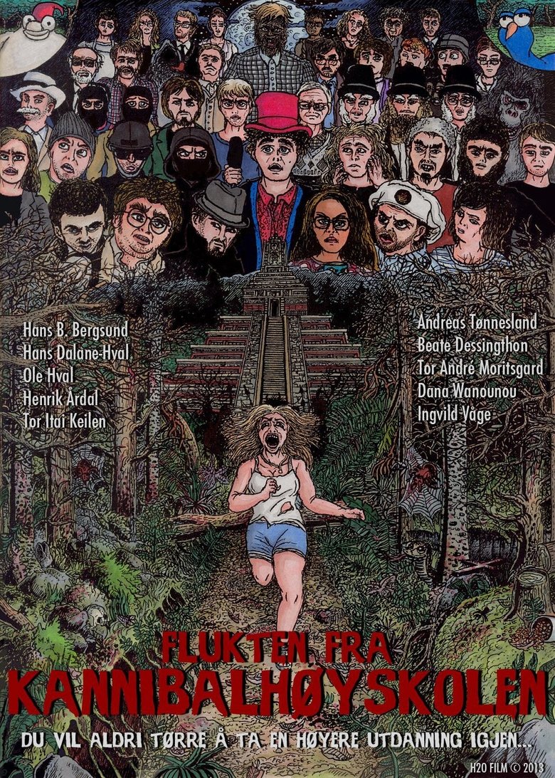 Poster of Escape from the cannibal school