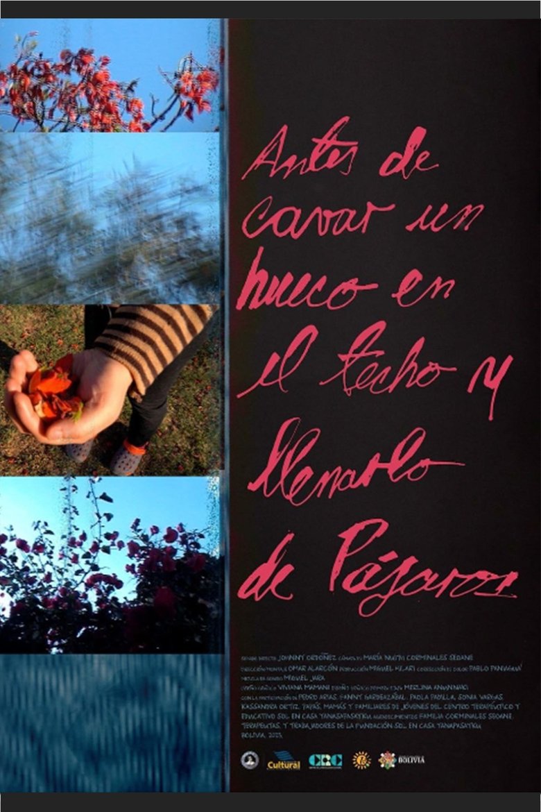 Poster of Before cutting a hole in the sky and filling it with birds