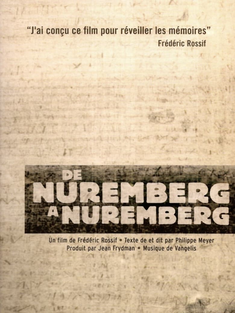 Poster of De Nuremberg à Nuremberg