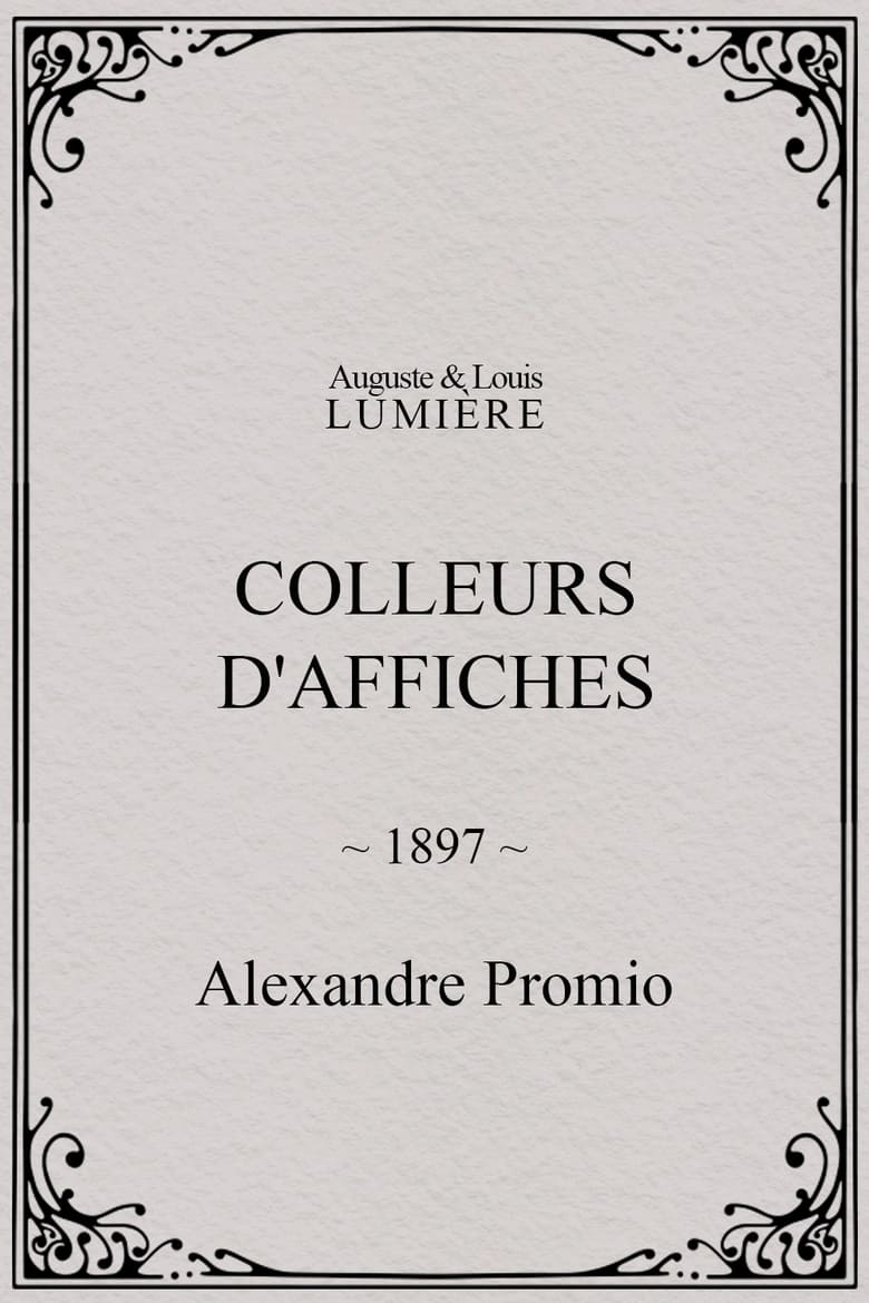 Poster of Colleurs d'affiches