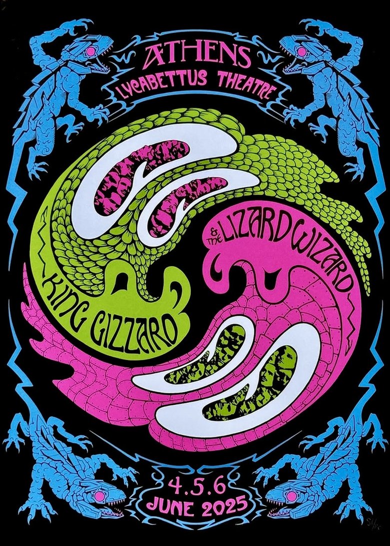 Poster of King Gizzard & The Lizard Wizard - Live in Athens '25 (Night 2)