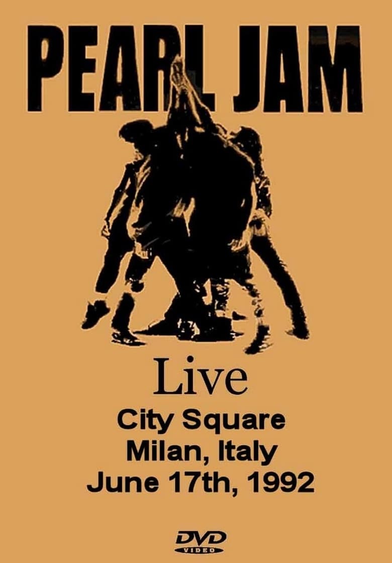 Poster of Pearl Jam:  Live In Milan '92