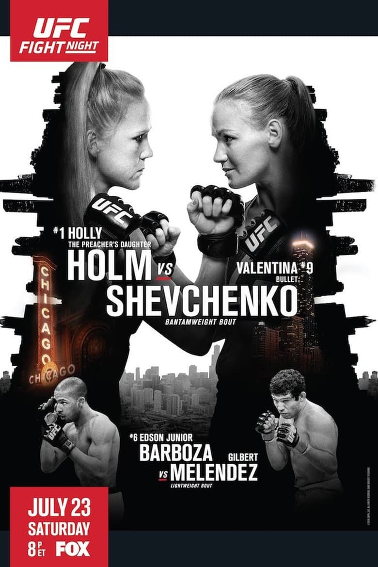 Poster of UFC on Fox 20: Holm vs. Shevchenko